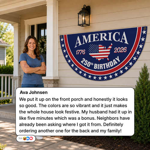 Celebrate America's 250th Birthday Official Banner