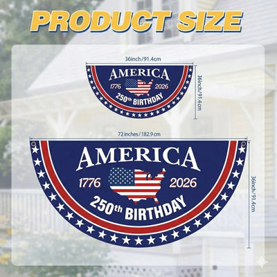 Celebrate America's 250th Birthday Official Banner