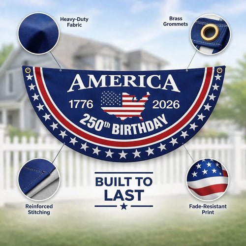 Celebrate America's 250th Birthday Official Banner