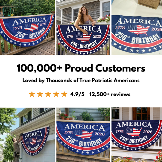 Celebrate America's 250th Birthday Official Banner